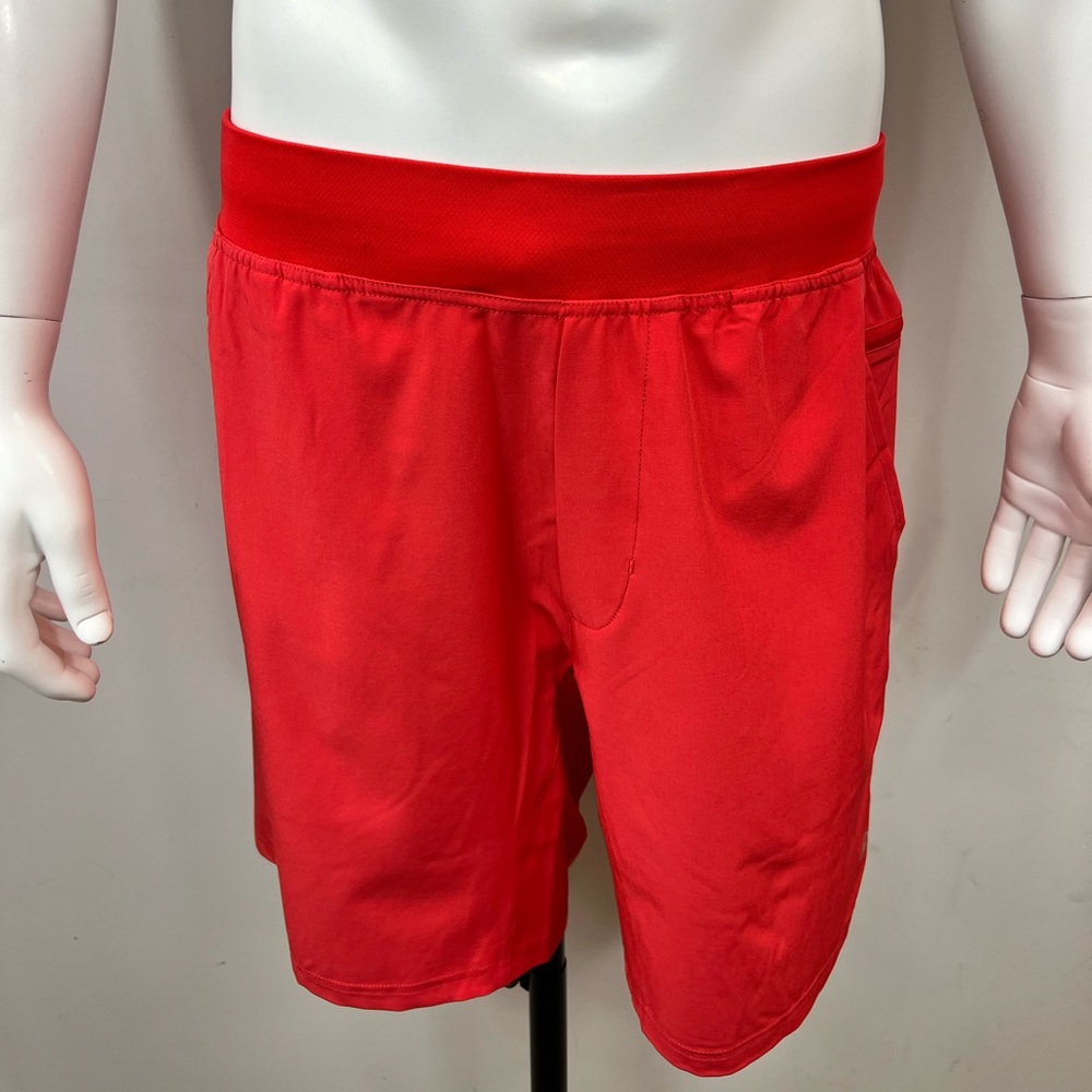 PERRY ELLIS SPORT SHORTS, RED, LARGE, WICKING STRECH FABRIC